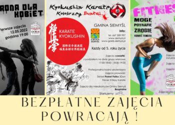 Sportowe zajęcia wracają do GOKiB w Siemyślu !